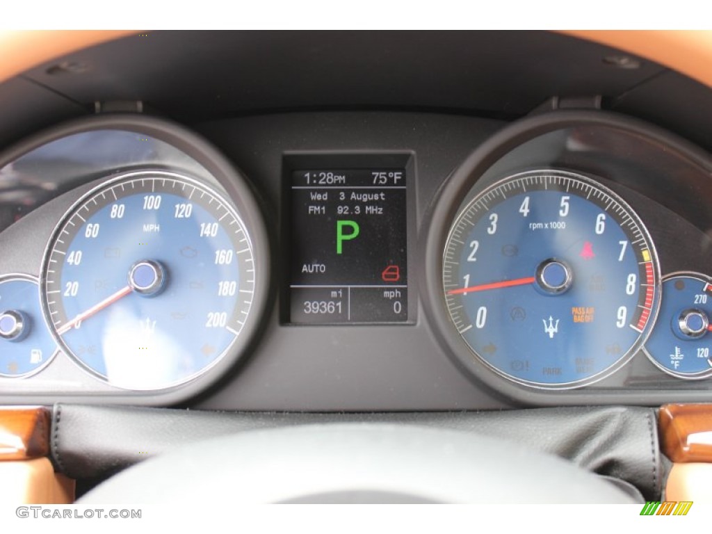 2009 Maserati GranTurismo Standard GranTurismo Model Gauges Photo #52527177