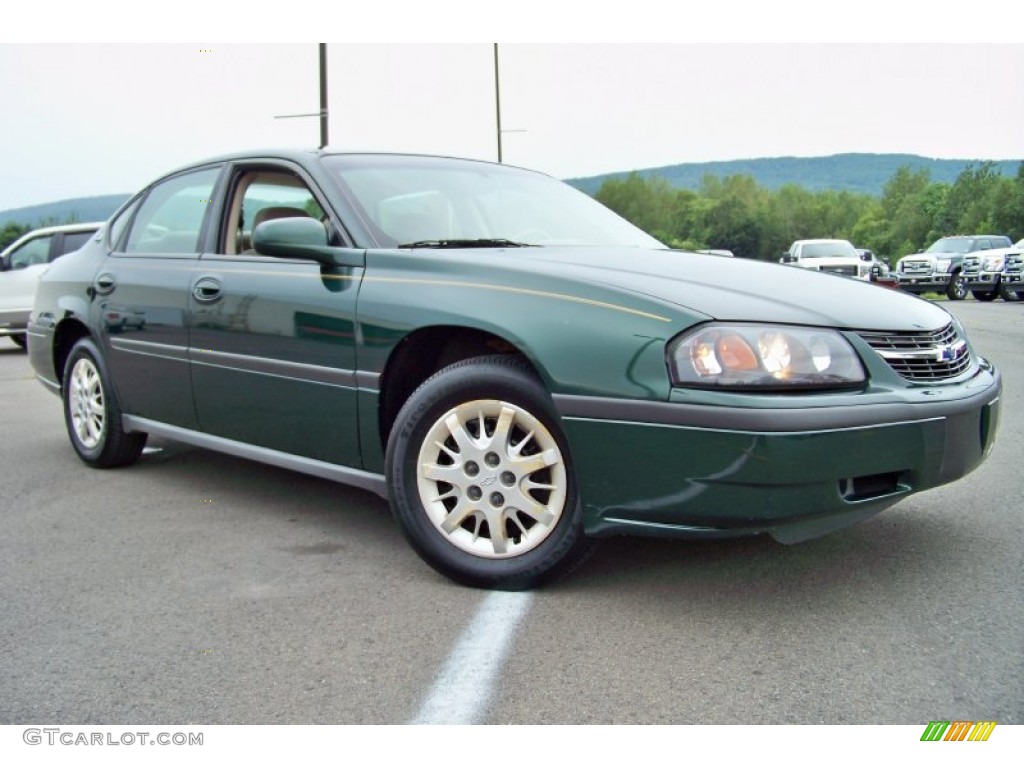 2002 Impala  - Medium Green Pearl / Neutral photo #24
