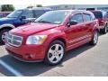 2007 Inferno Red Crystal Pearl Dodge Caliber R/T  photo #1