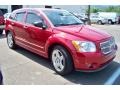 2007 Inferno Red Crystal Pearl Dodge Caliber R/T  photo #3