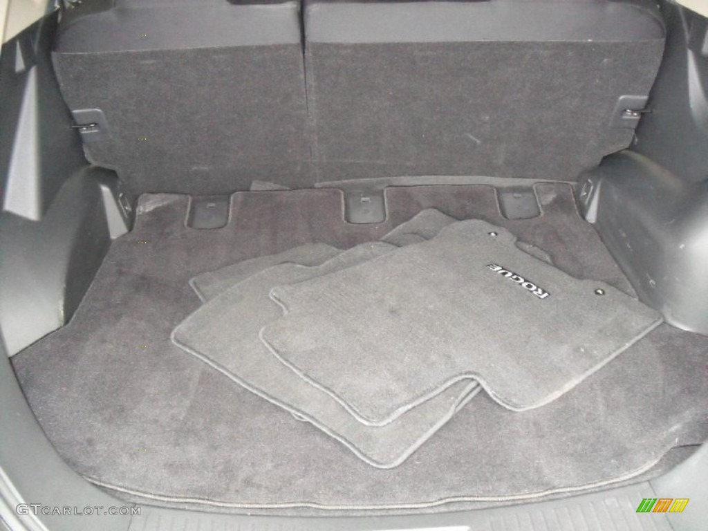 2010 Rogue S AWD - Wicked Black / Black photo #4