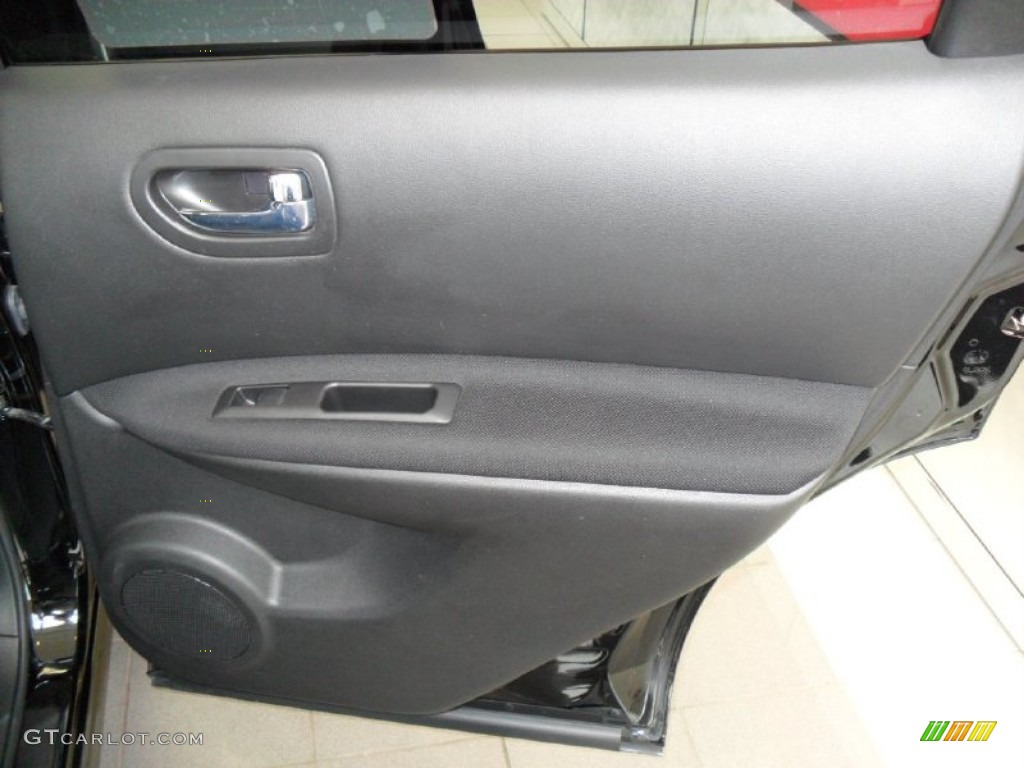 2010 Rogue S AWD - Wicked Black / Black photo #5