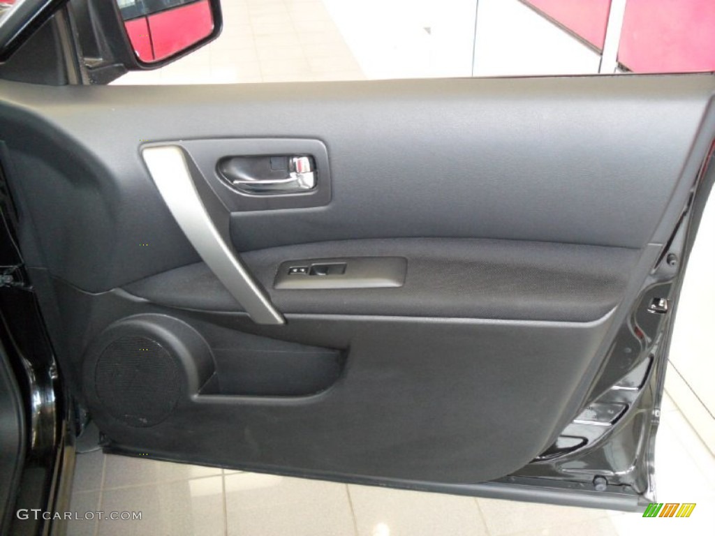 2010 Rogue S AWD - Wicked Black / Black photo #6