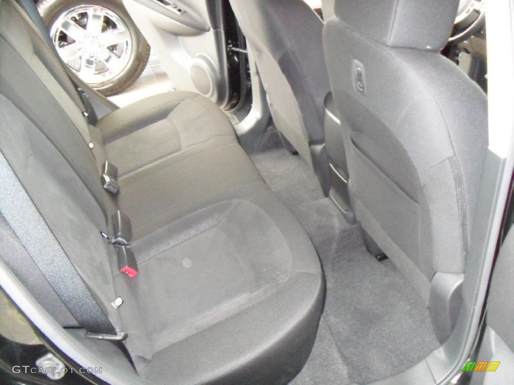 2010 Rogue S AWD - Wicked Black / Black photo #8