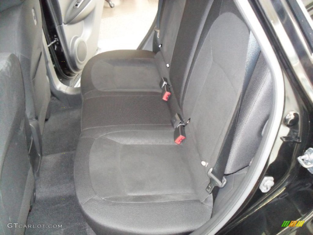 2010 Rogue S AWD - Wicked Black / Black photo #9