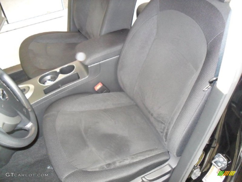 2010 Rogue S AWD - Wicked Black / Black photo #10