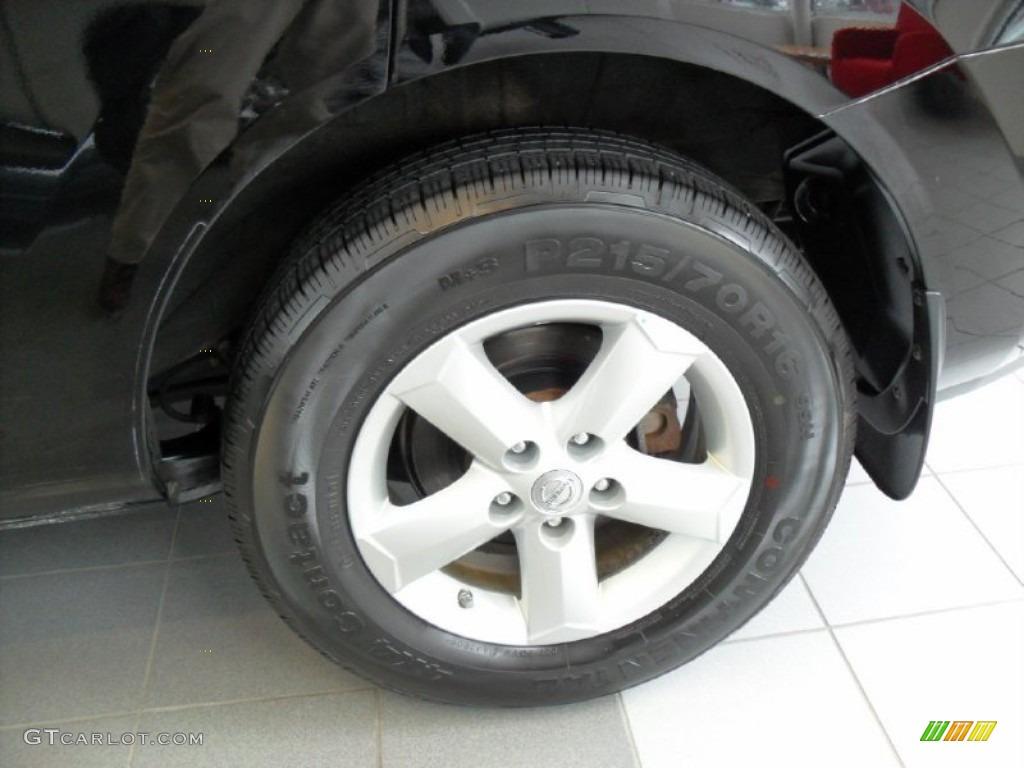 2010 Rogue S AWD - Wicked Black / Black photo #19