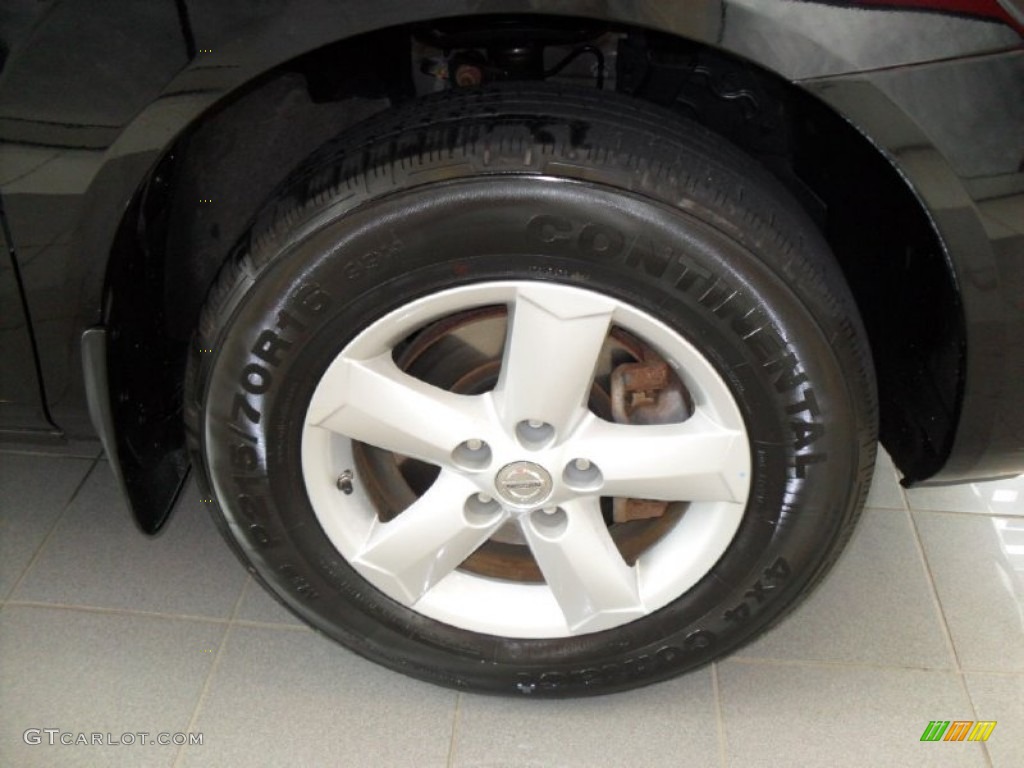 2010 Rogue S AWD - Wicked Black / Black photo #22