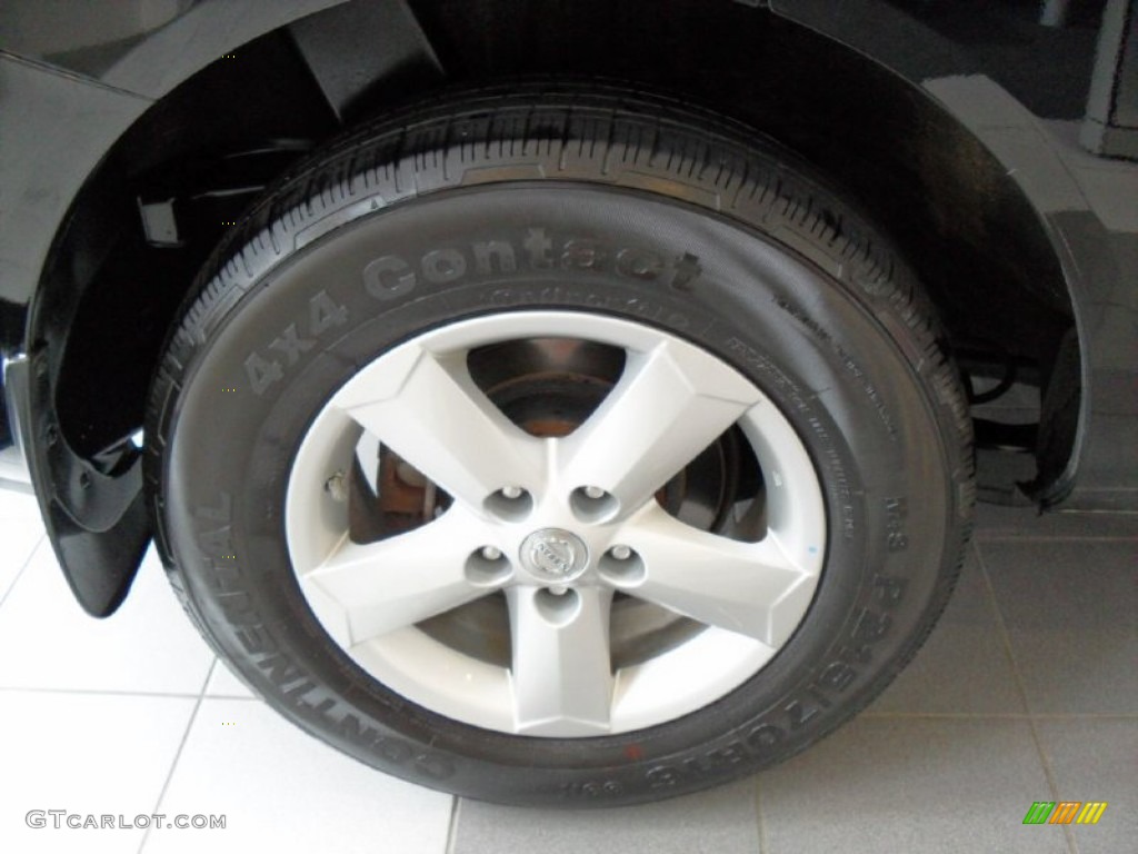 2010 Rogue S AWD - Wicked Black / Black photo #26