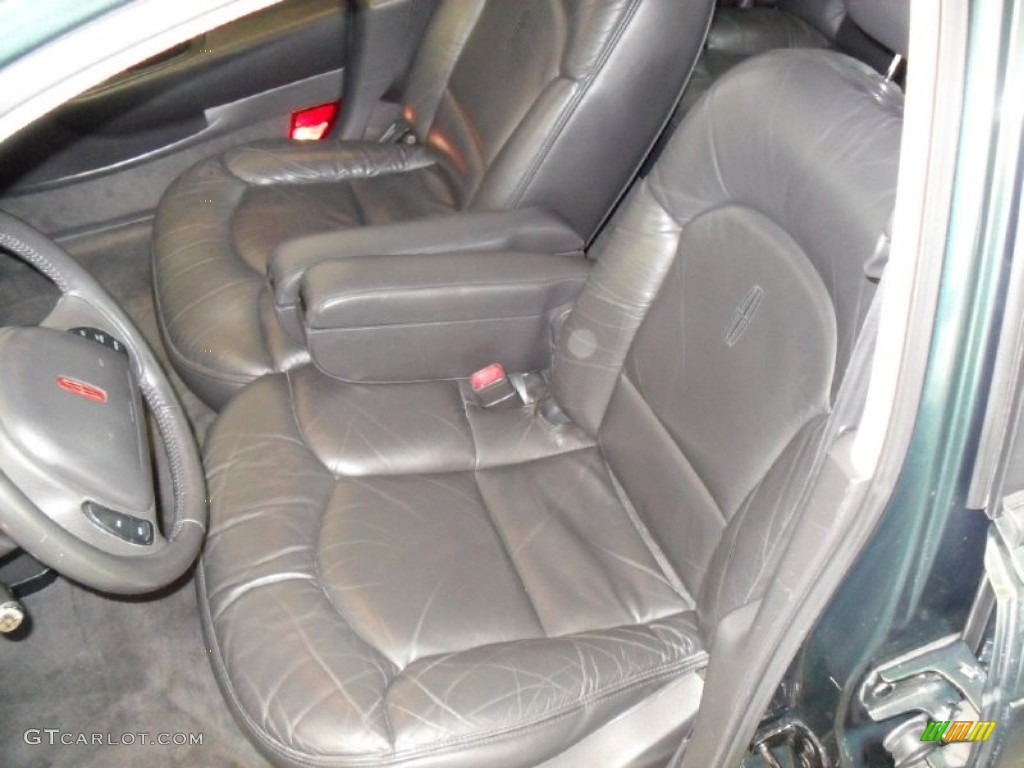 Deep Charcoal Interior 1998 Lincoln Continental Standard Continental Model Photo #52529223
