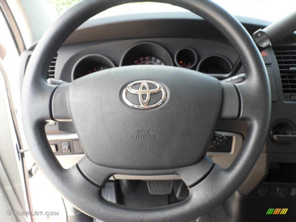 2011 Tundra Double Cab - Super White / Graphite Gray photo #31