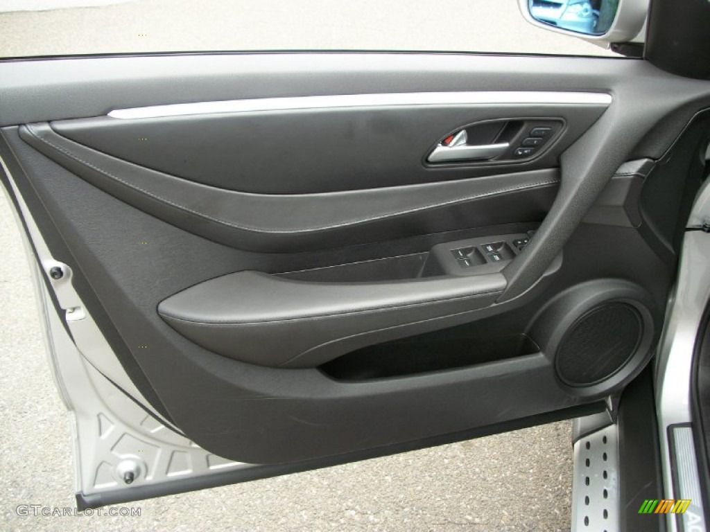 2011 Acura ZDX Technology SH-AWD Ebony Door Panel Photo #52529373