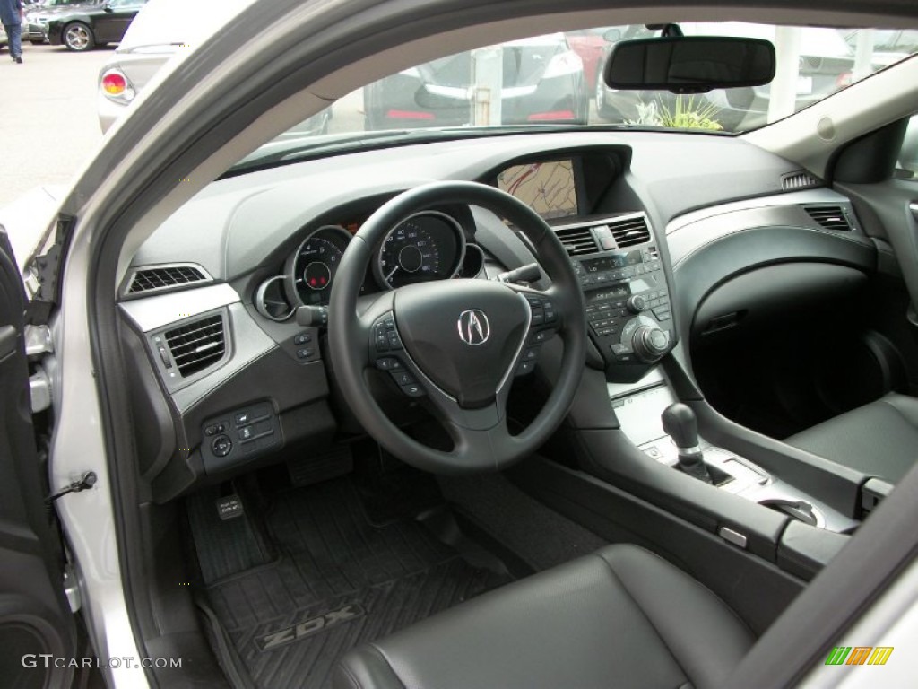 2011 Acura ZDX Technology SH-AWD Ebony Dashboard Photo #52529499