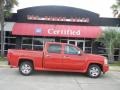 2008 Victory Red Chevrolet Silverado 1500 LT Crew Cab  photo #1