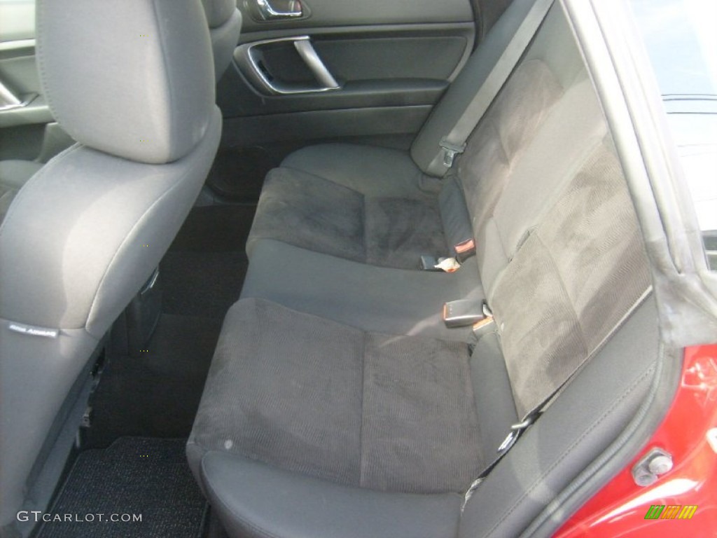 2009 Legacy 2.5i Sedan - Ruby Red Pearl / Off Black photo #5