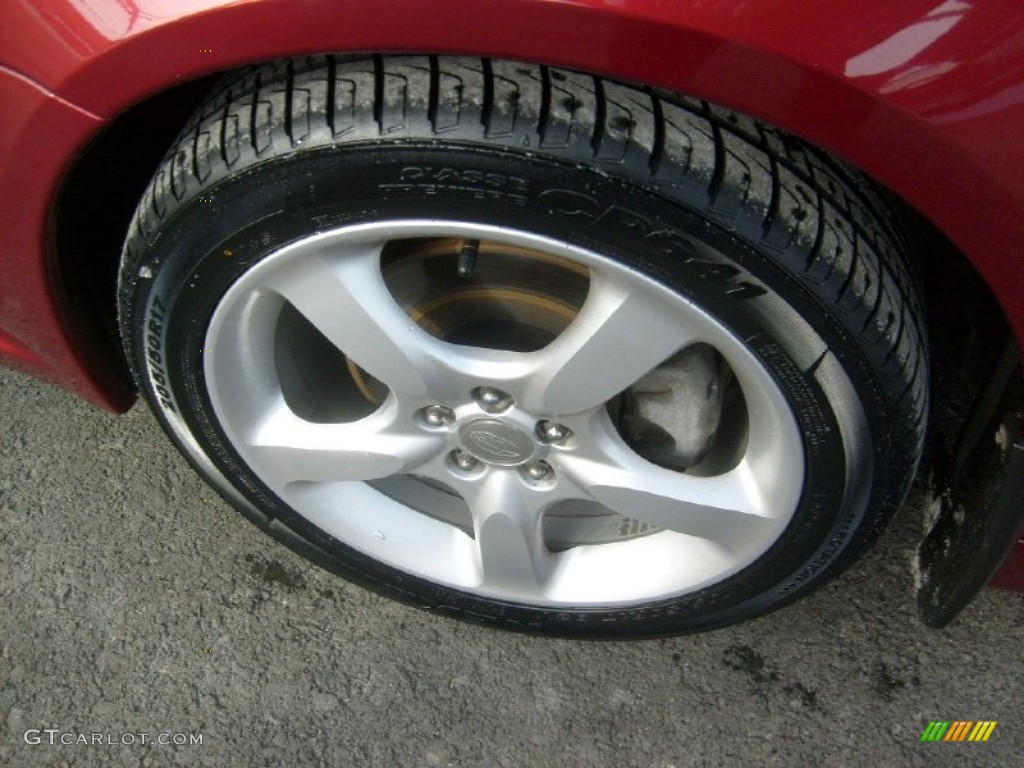 2009 Legacy 2.5i Sedan - Ruby Red Pearl / Off Black photo #13