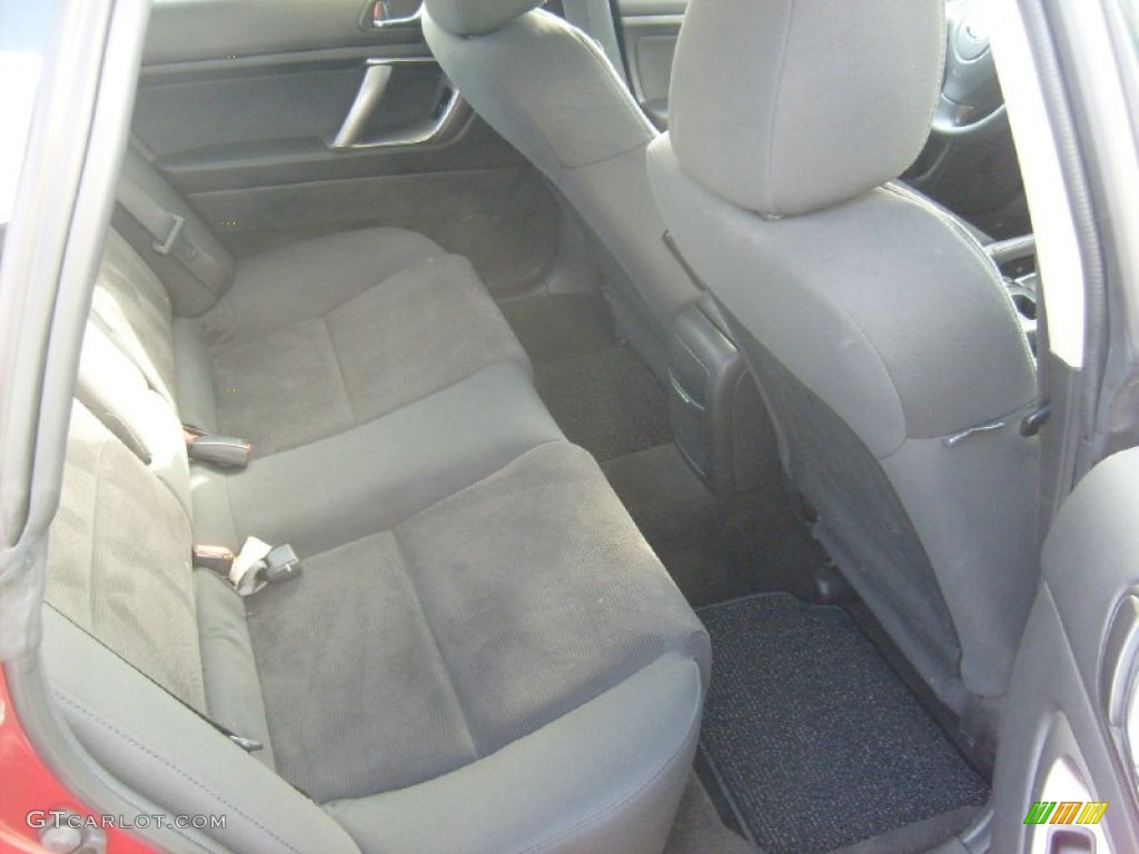 2009 Legacy 2.5i Sedan - Ruby Red Pearl / Off Black photo #18