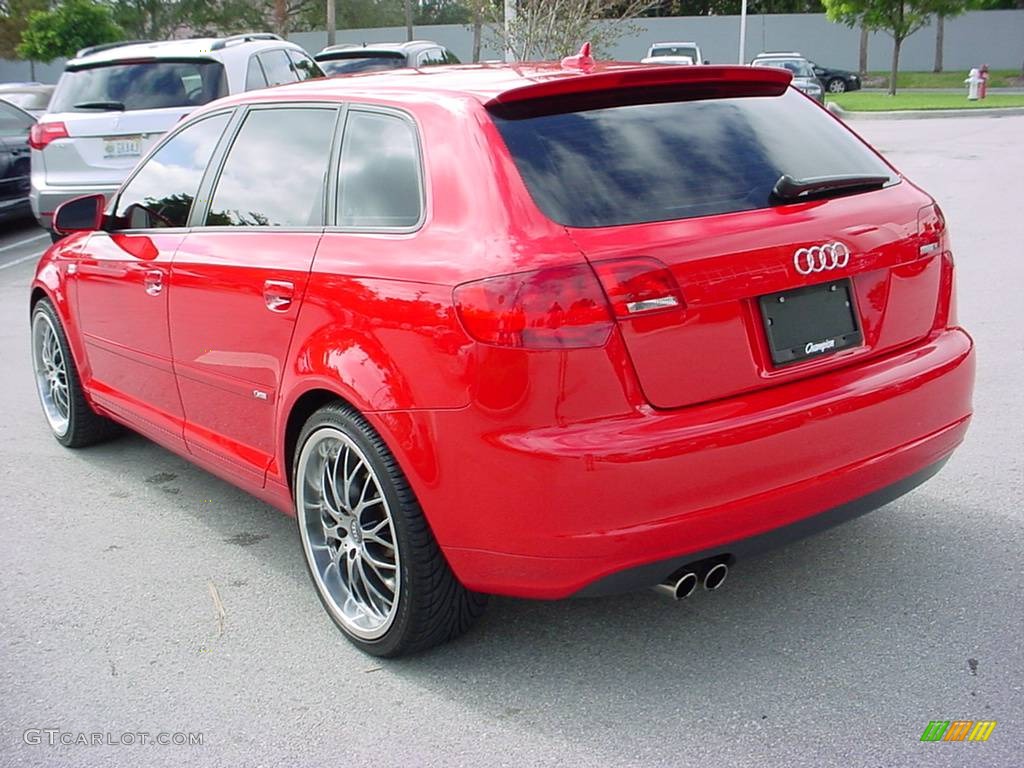2008 A3 2.0T - Brilliant Red / Beige photo #3