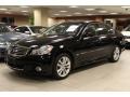 Black Obsidian 2009 Infiniti M 35x AWD Sedan Exterior