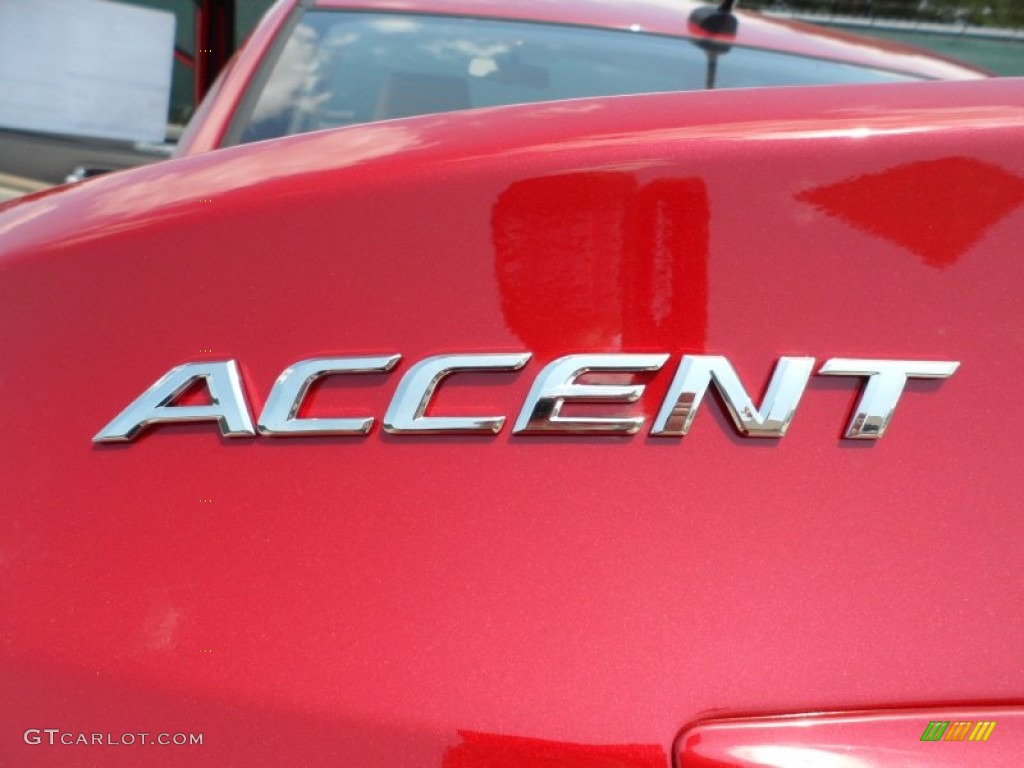 2012 Hyundai Accent GLS 4 Door Marks and Logos Photo #52531287