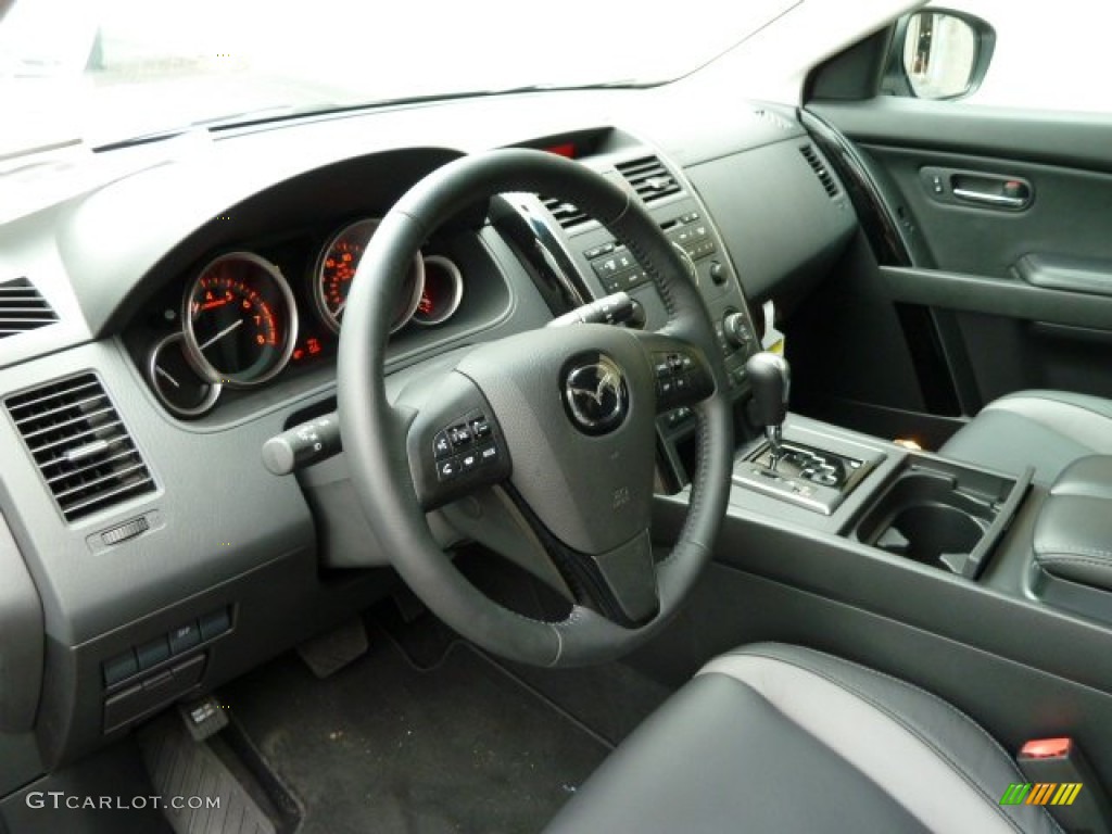 Black Interior 2011 Mazda CX-9 Touring AWD Photo #52531296