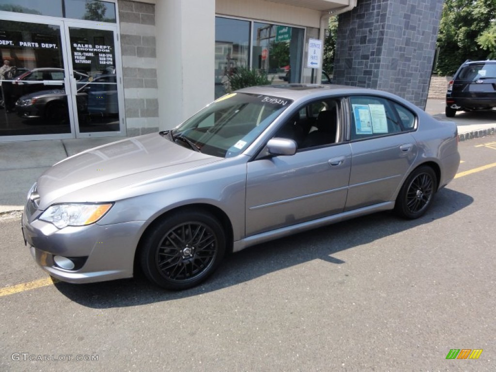 2008 Legacy 2.5i Limited Sedan - Quartz Silver Metallic / Off Black photo #2