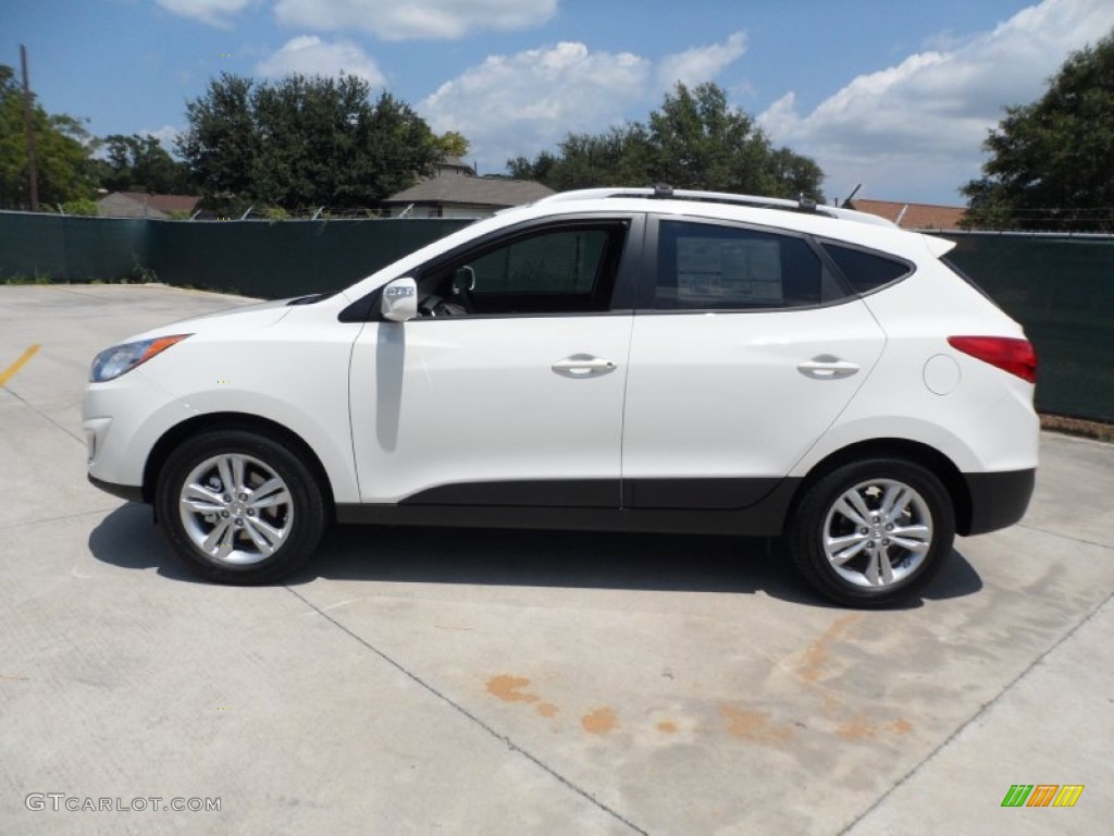 Cotton White 2012 Hyundai Tucson GLS Exterior Photo #52531659