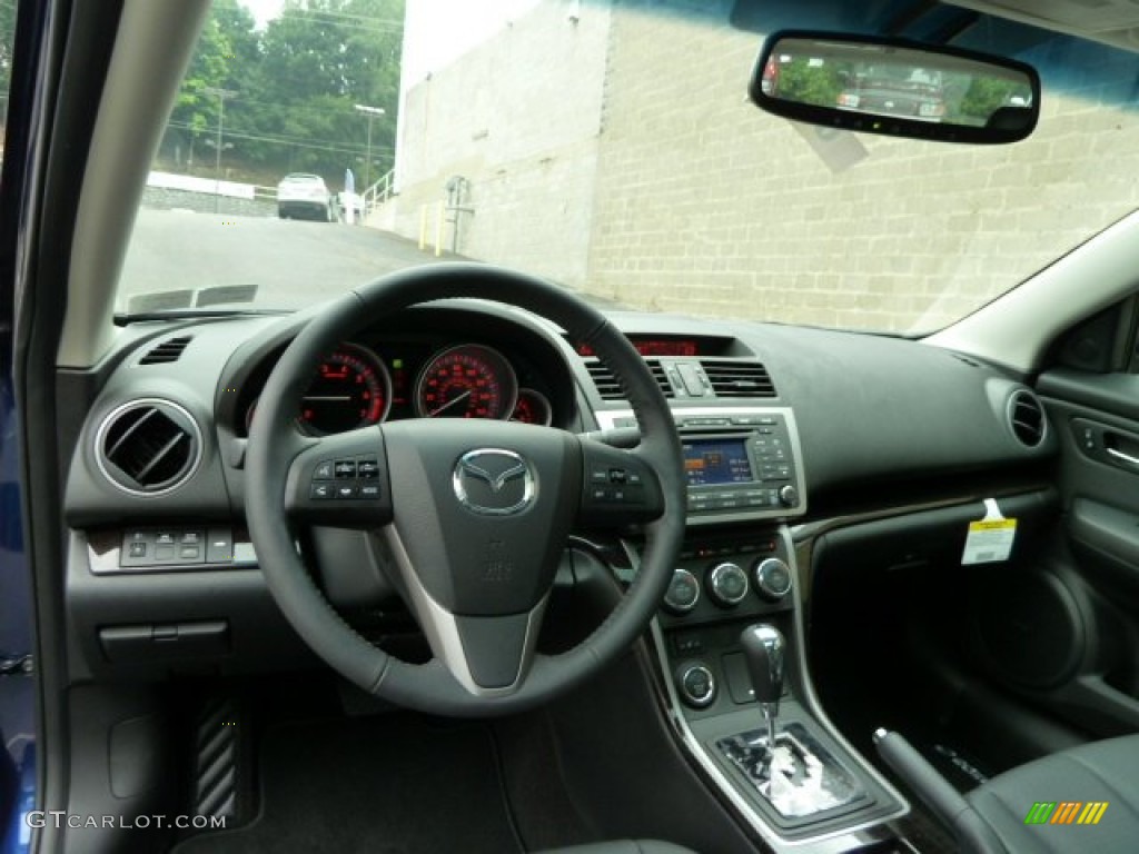 2011 Mazda MAZDA6 i Grand Touring Sedan Black Dashboard Photo #52531797