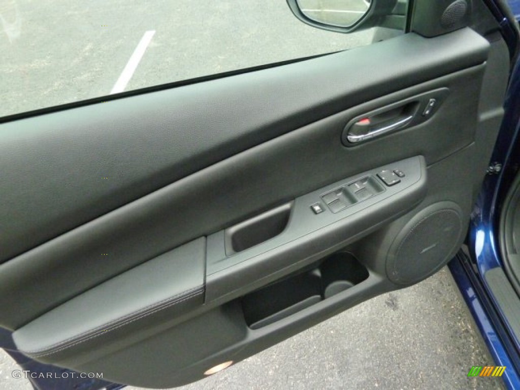2011 Mazda MAZDA6 i Grand Touring Sedan Black Door Panel Photo #52531824