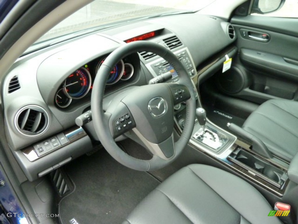 Black Interior 2011 Mazda MAZDA6 i Grand Touring Sedan Photo #52531839