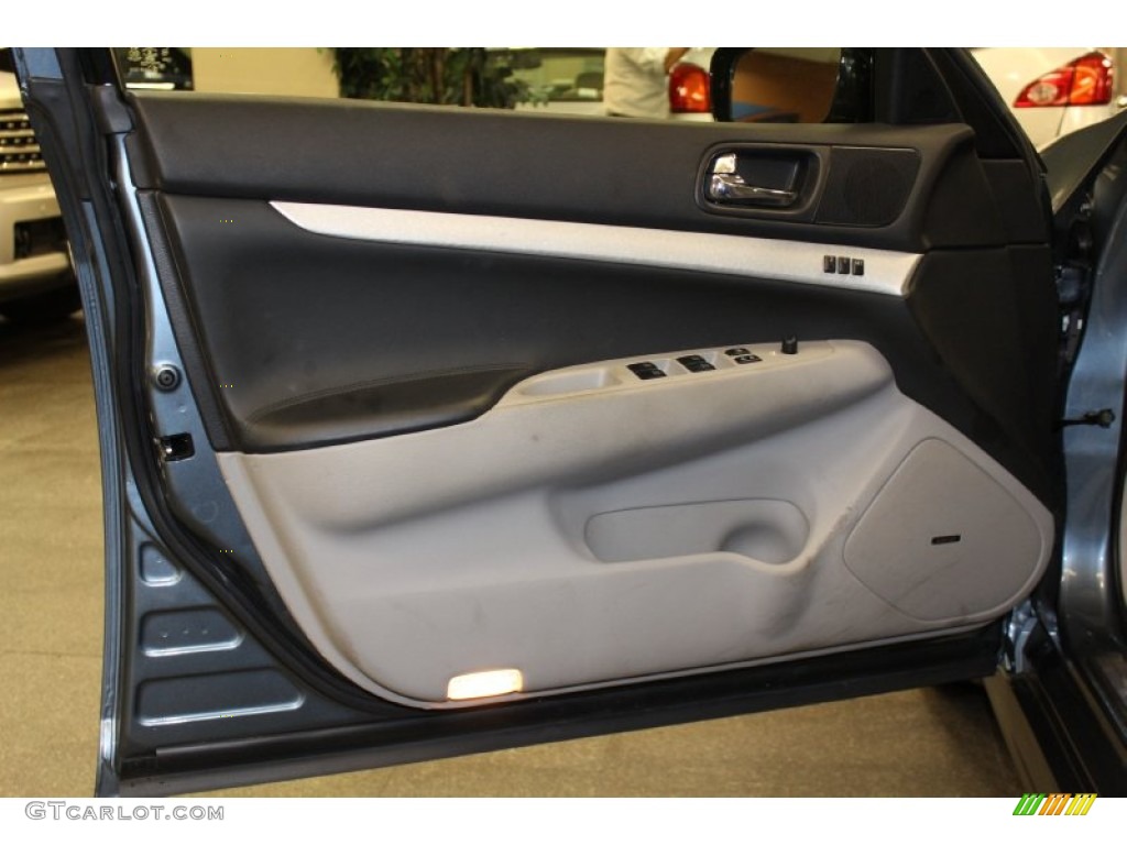 2009 Infiniti G 37 x S Sedan Stone Door Panel Photo #52531923