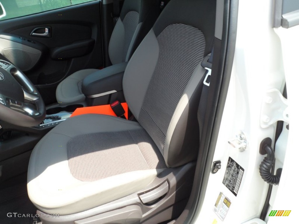 Taupe Interior 2012 Hyundai Tucson GLS Photo #52531983