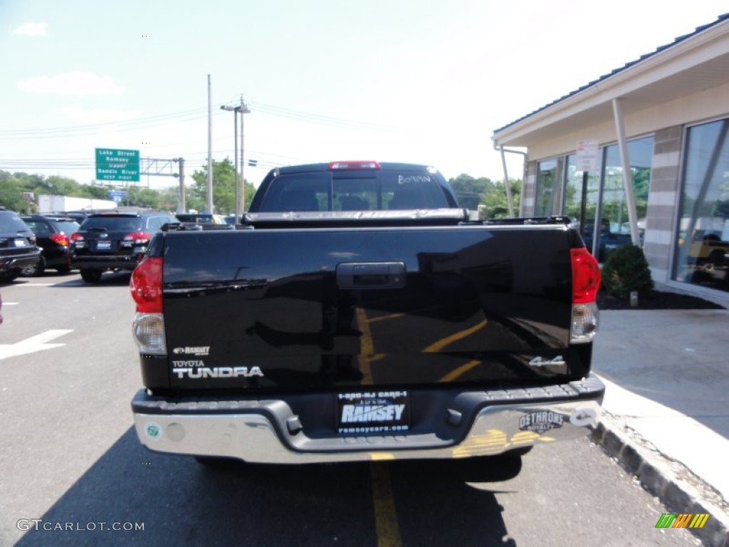 2008 Tundra Double Cab 4x4 - Black / Graphite Gray photo #6