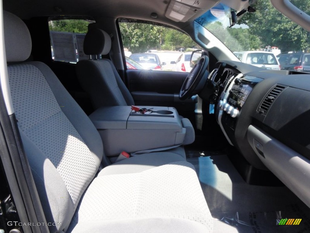 2008 Tundra Double Cab 4x4 - Black / Graphite Gray photo #23