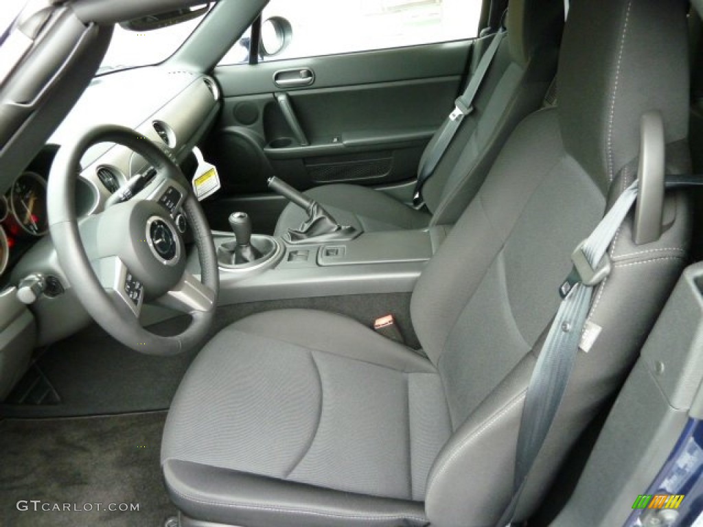 Black Interior 2011 Mazda MX-5 Miata Touring Roadster Photo #52533558