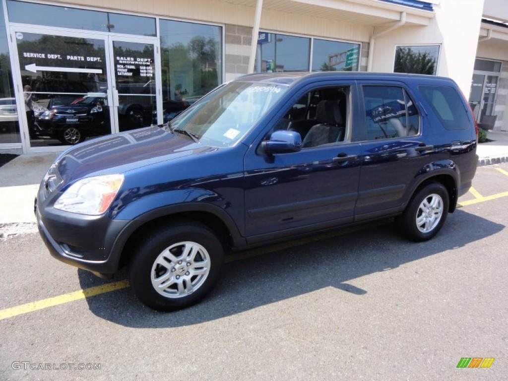 2003 CR-V EX 4WD - Eternal Blue Pearl / Black photo #3