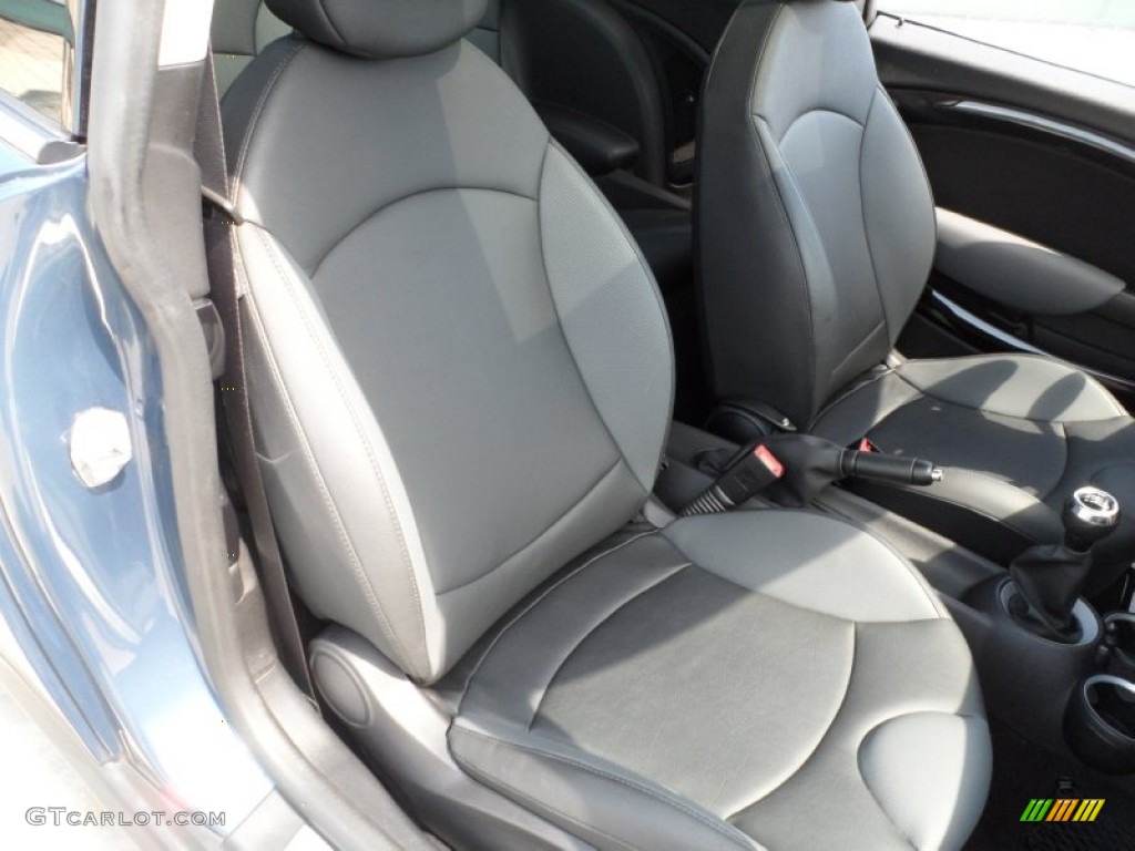 Grey/Carbon Black Interior 2010 Mini Cooper S Hardtop Photo #52533972