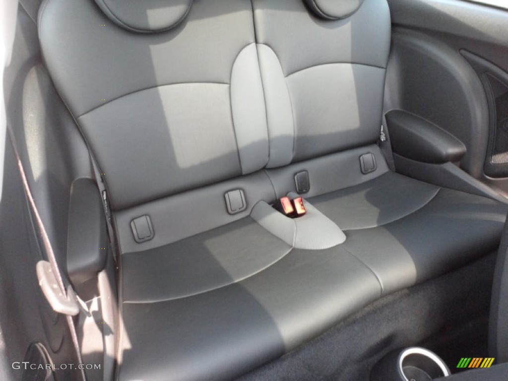 Grey/Carbon Black Interior 2010 Mini Cooper S Hardtop Photo #52533990