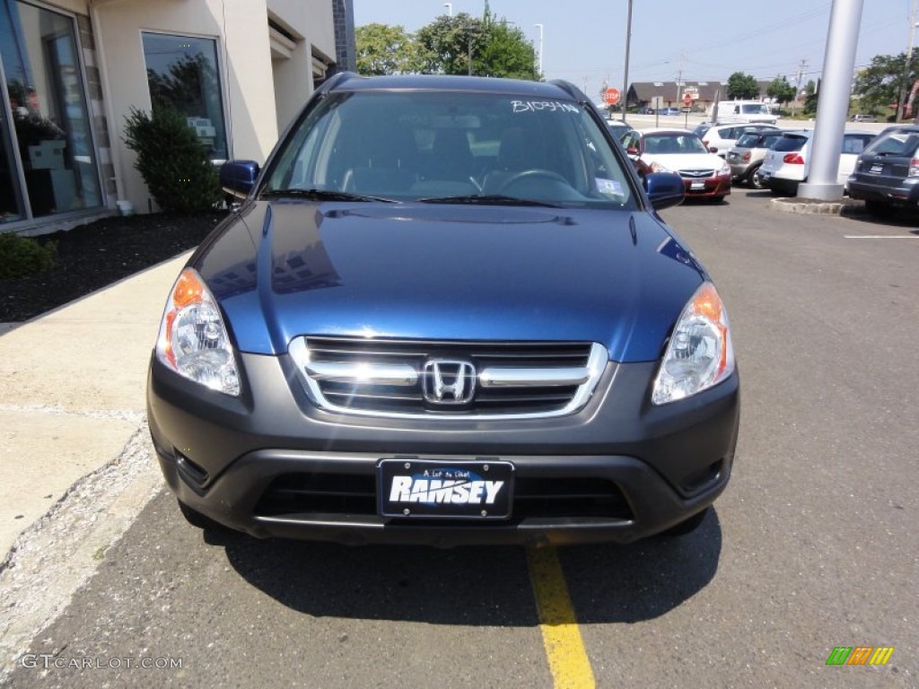 2003 CR-V EX 4WD - Eternal Blue Pearl / Black photo #14