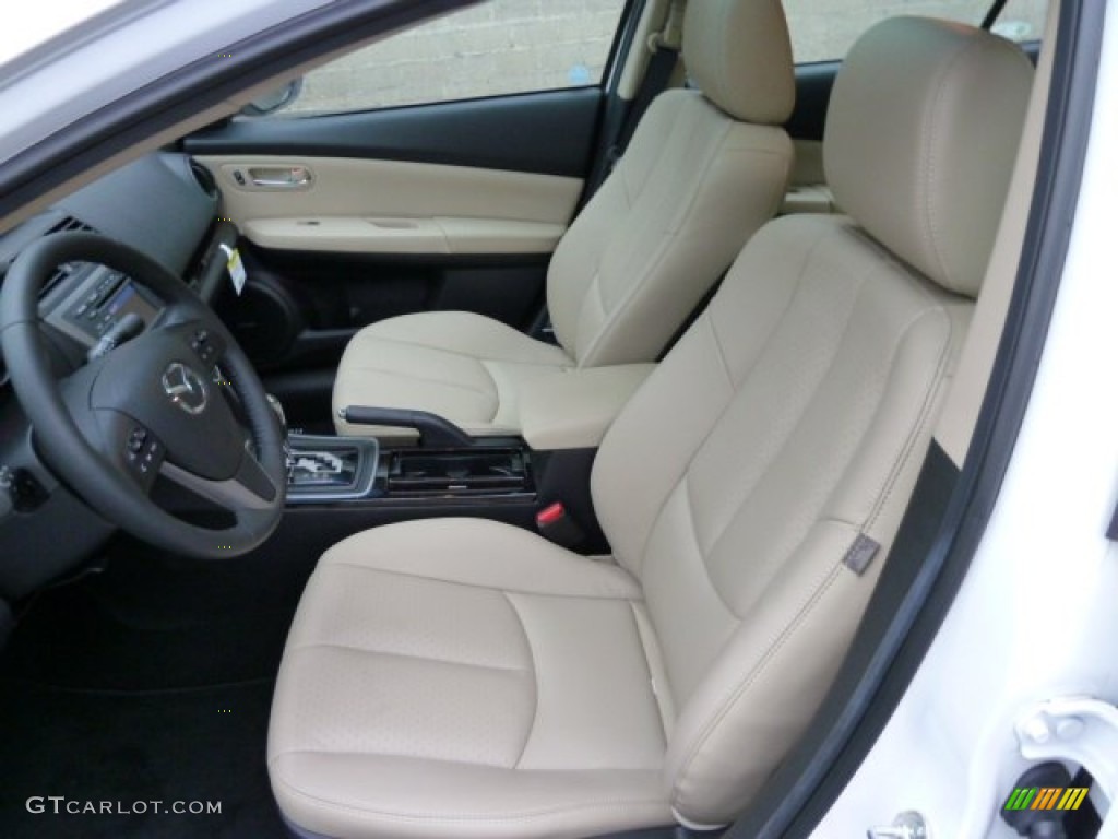 Beige Interior 2011 Mazda MAZDA6 i Grand Touring Sedan Photo #52534068