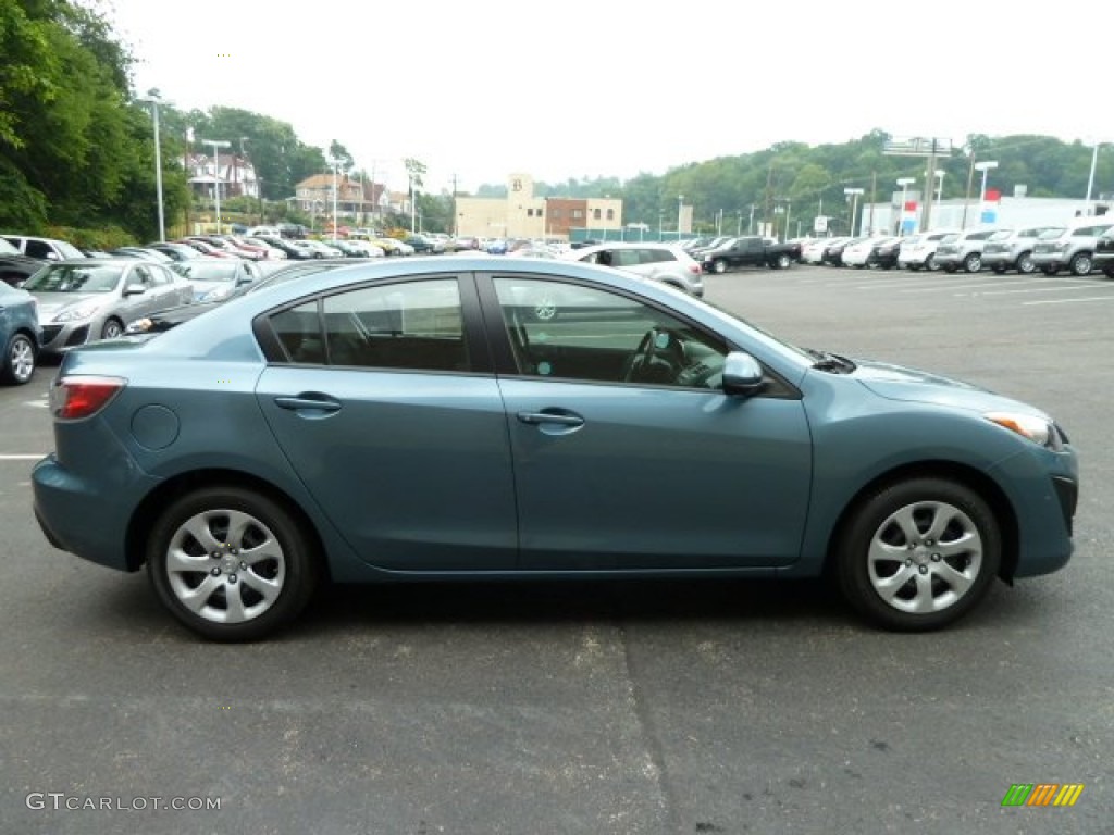2011 MAZDA3 i Sport 4 Door - Gunmetal Blue Mica / Black photo #5