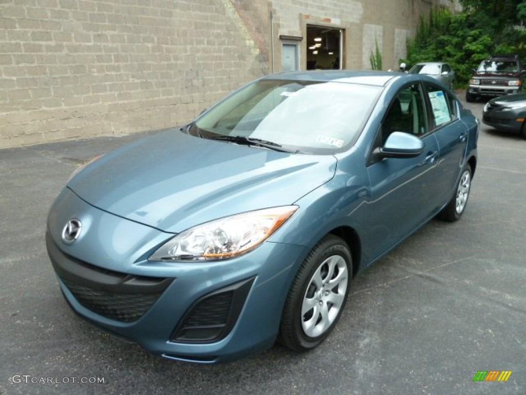 Gunmetal Blue Mica 2011 Mazda MAZDA3 i Sport 4 Door Exterior Photo #52534941