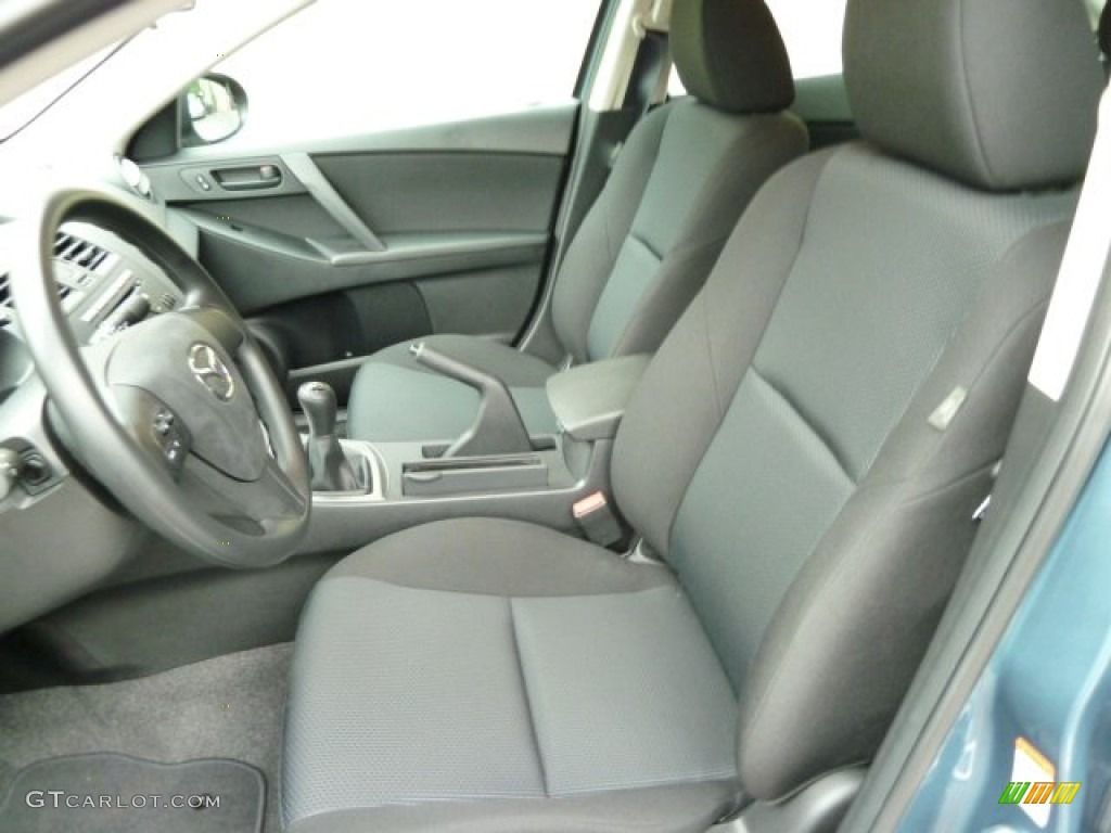 2011 MAZDA3 i Sport 4 Door - Gunmetal Blue Mica / Black photo #10