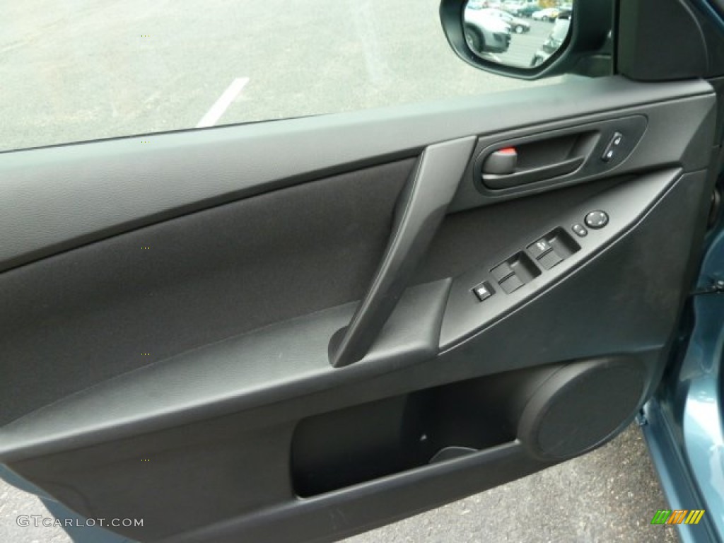 2011 MAZDA3 i Sport 4 Door - Gunmetal Blue Mica / Black photo #14