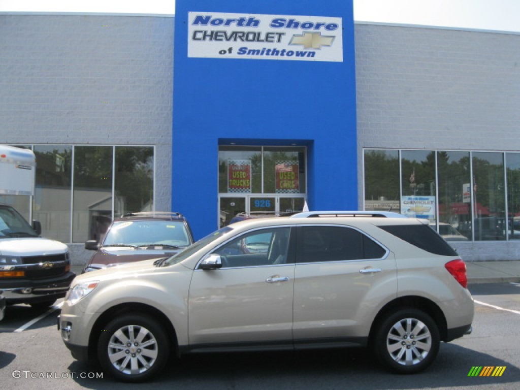 2010 Equinox LT - Gold Mist Metallic / Jet Black photo #1