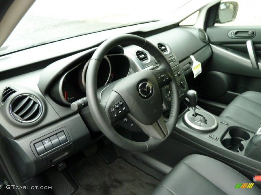 Black Interior 2011 Mazda CX-7 s Touring AWD Photo #52535337