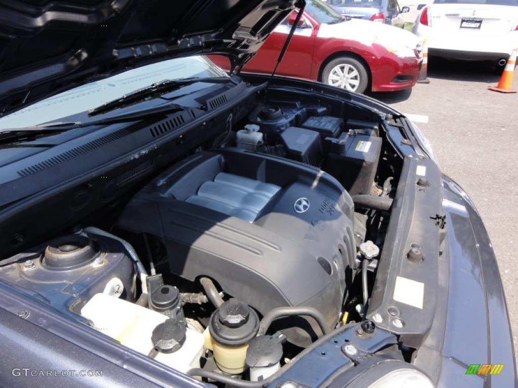 2004 Santa Fe GLS 4WD - Steel Blue / Gray photo #39