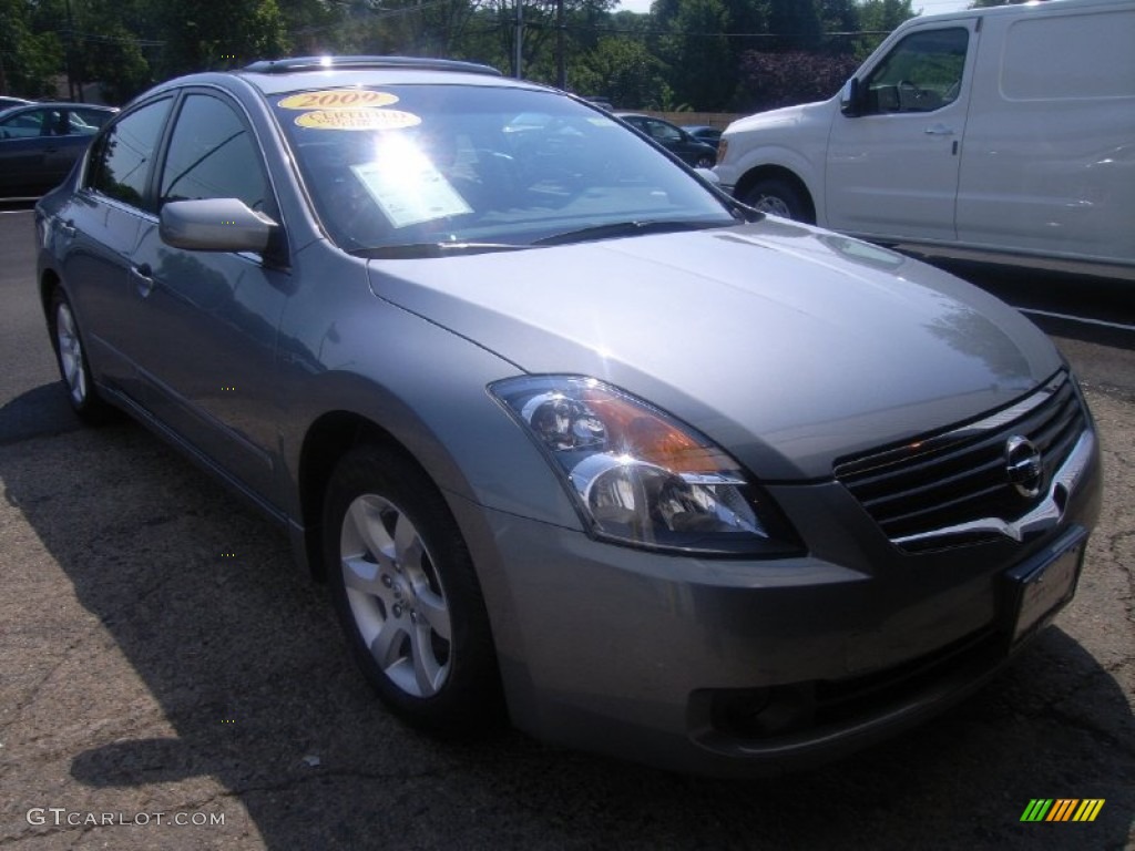 2009 Altima 2.5 SL - Precision Gray Metallic / Charcoal photo #1