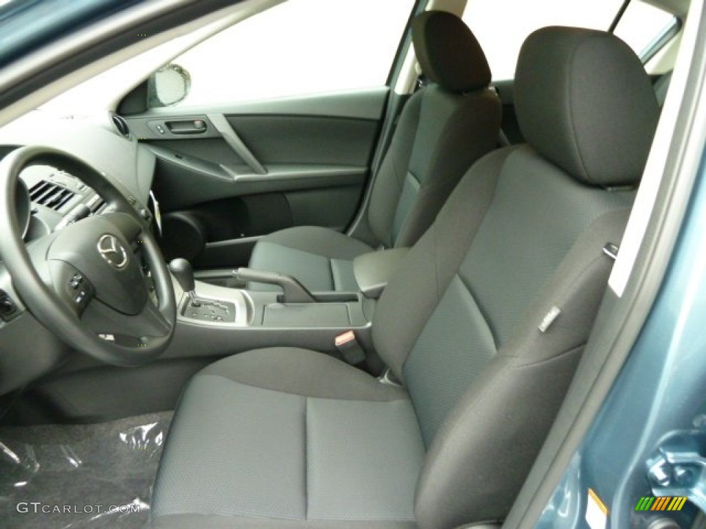 2011 MAZDA3 i Sport 4 Door - Gunmetal Blue Mica / Black photo #10