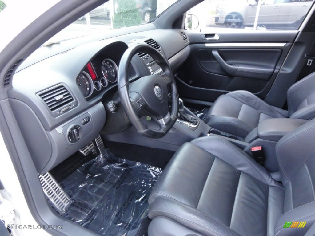 Anthracite Black Interior 2008 Volkswagen GTI 4 Door Photo #52537104